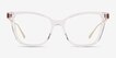 Grain Clear AcetateEyeglass Frames from EyeBuyDirect, Front View