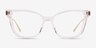 Grain Clear AcetateEyeglass Frames from EyeBuyDirect, Front View