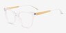 Grain Clear AcetateEyeglass Frames from EyeBuyDirect, Angle View
