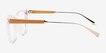 Grain Clear AcetateEyeglass Frames from EyeBuyDirect, Side View