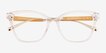 Grain Clear AcetateEyeglass Frames from EyeBuyDirect, Closed View