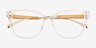 Grain Clear AcetateEyeglass Frames from EyeBuyDirect, Closed View