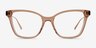 Grain Brown AcetateEyeglass Frames from EyeBuyDirect, Front View