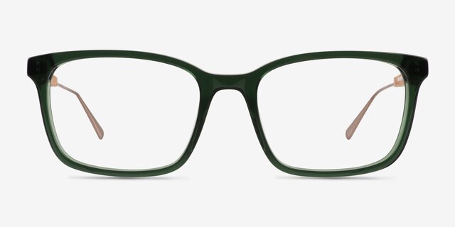 Branch Green AcetateEyeglass Frames from EyeBuyDirect, Front View