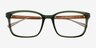 Branch Green AcetateEyeglass Frames from EyeBuyDirect, Closed View