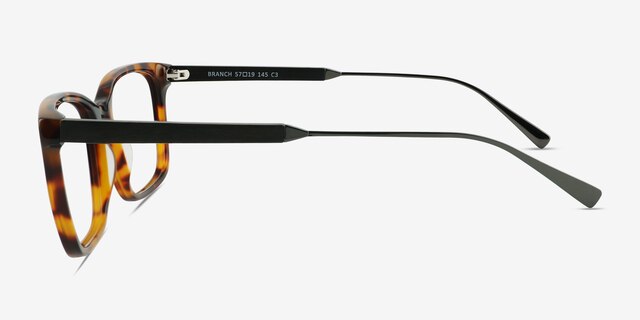 Branch Tortoise AcetateEyeglass Frames from EyeBuyDirect, Side View