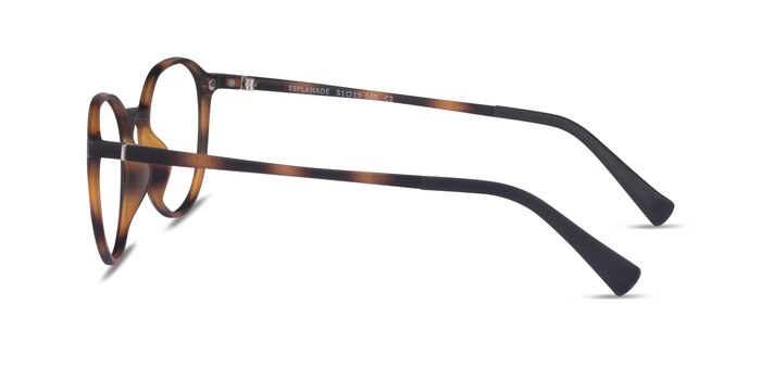 Esplanade Clip-On Matte Tortoise Plastique Montures de lunettes de vue d'EyeBuyDirect