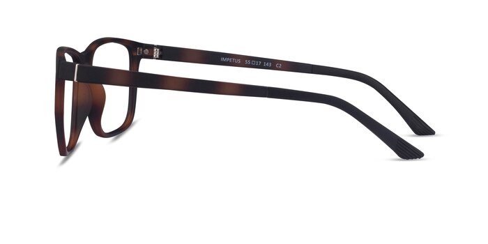 Impetus Clip-On Tortoise Plastic Eyeglass Frames from EyeBuyDirect