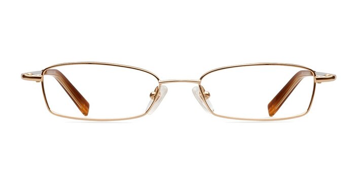 8046 Golden Eyeglass Frames from EyeBuyDirect