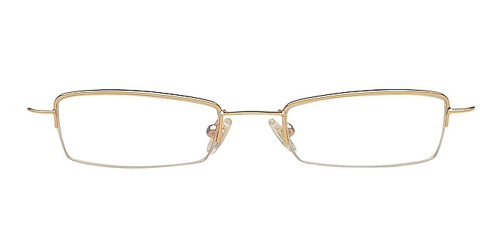 8210 Golden Eyeglass Frames from EyeBuyDirect