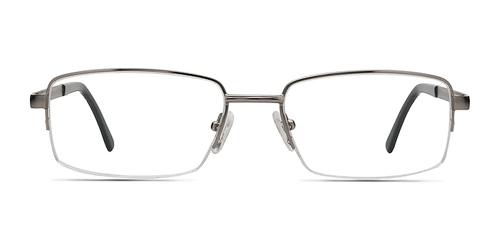 Axis Gunmetal Metal Eyeglass Frames from EyeBuyDirect