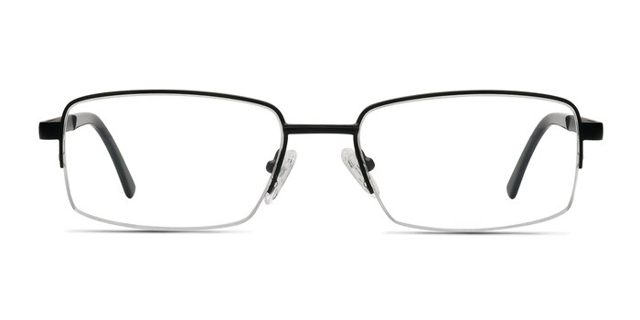 Axis Black Metal Eyeglass Frames from EyeBuyDirect