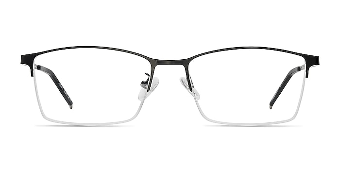 Summit Black Metal Eyeglass Frames from EyeBuyDirect
