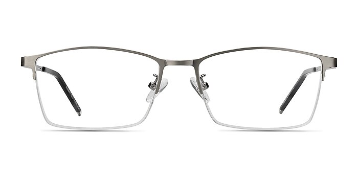 Summit Silver Metal Eyeglass Frames from EyeBuyDirect
