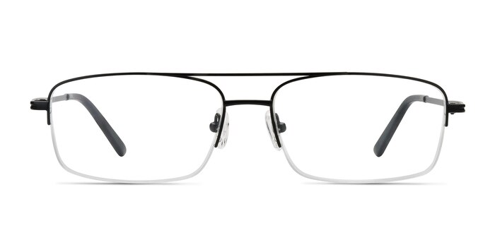 Inlet Black Metal Eyeglass Frames from EyeBuyDirect