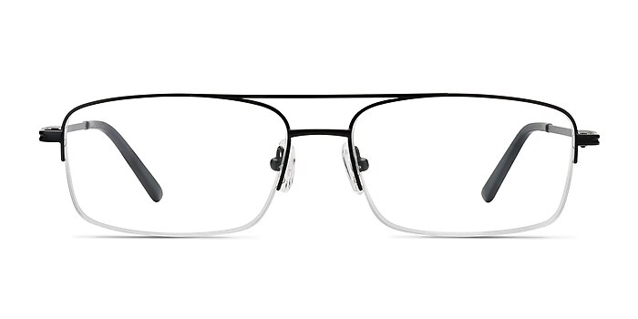 Inlet Noir Métal Montures de lunettes de vue d'EyeBuyDirect