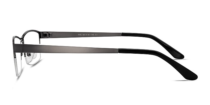 Fife Gunmetal Metal Eyeglass Frames from EyeBuyDirect