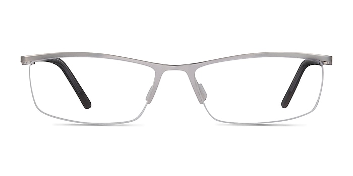 Boon Silver Metal Eyeglass Frames from EyeBuyDirect