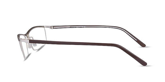 Boon Argenté Métal Montures de lunettes de vue d'EyeBuyDirect