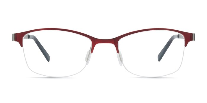 Pearl Red Metal Eyeglass Frames from EyeBuyDirect