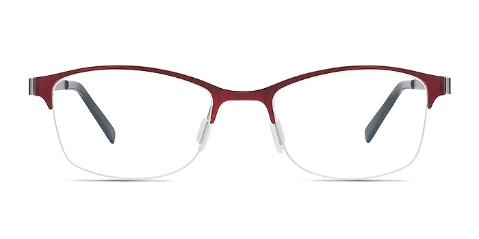 Pearl Red Metal Eyeglass Frames from EyeBuyDirect