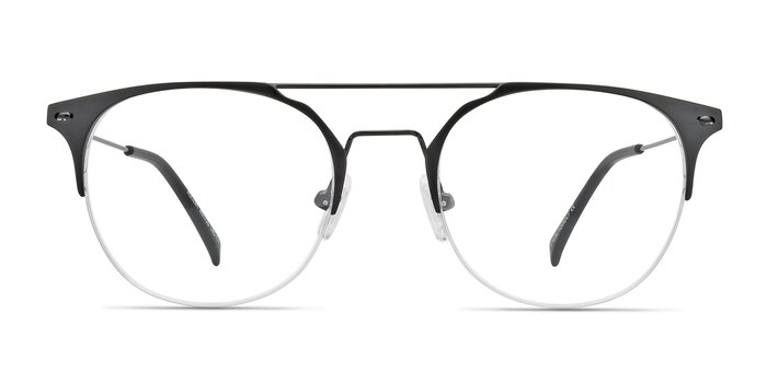 Ascent Black Metal Eyeglass Frames from EyeBuyDirect