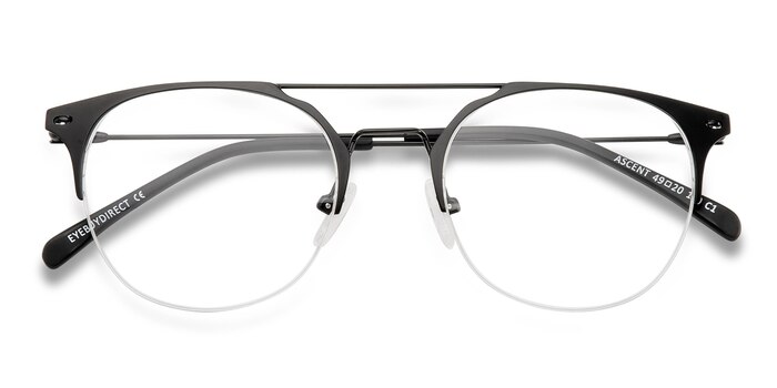 Black Ascent -  Lightweight Metal Eyeglasses