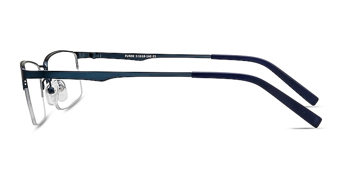 Furox Navy Metal Eyeglass Frames from EyeBuyDirect