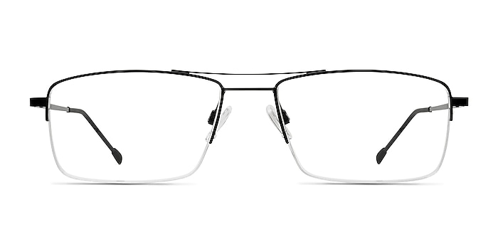 Creel Black Metal Eyeglass Frames from EyeBuyDirect