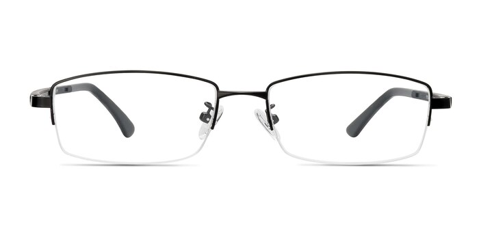 Promenade Noir Métal Montures de lunettes de vue d'EyeBuyDirect