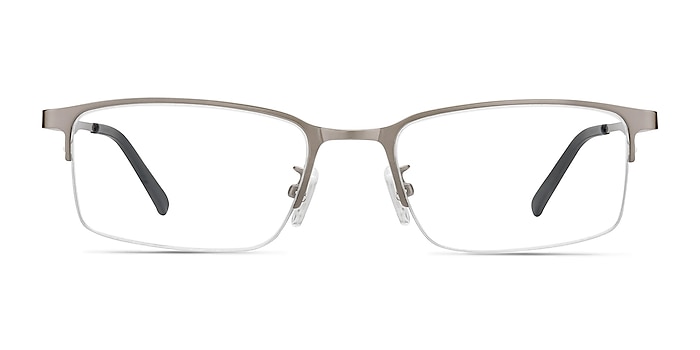 Bezel Gunmetal Metal Eyeglass Frames from EyeBuyDirect