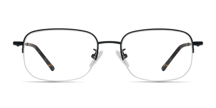 Munroe Noir Métal Montures de lunettes de vue d'EyeBuyDirect