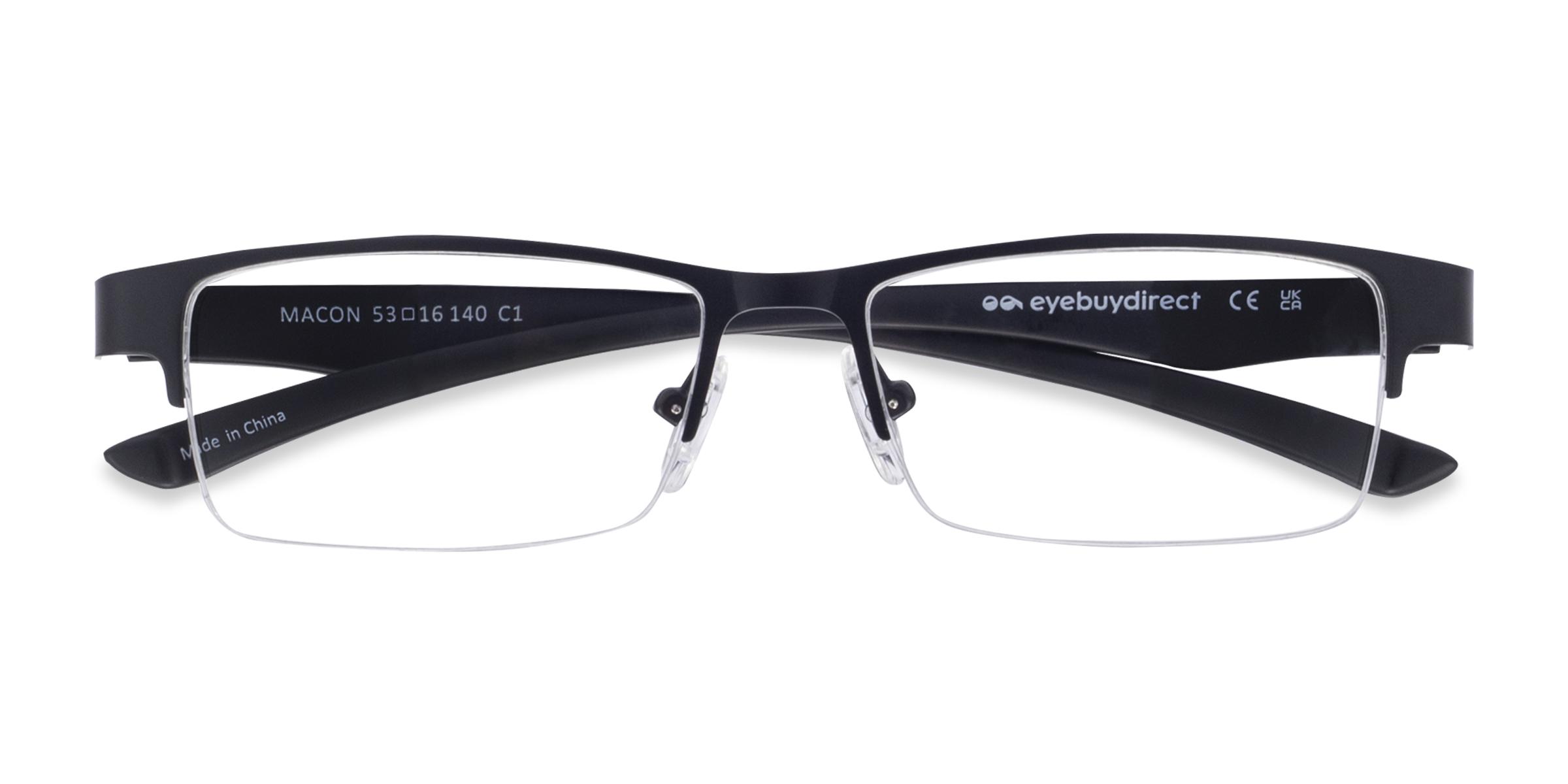 Unisex s rectangleMetal Prescription eyeglasses - Eyebuydirect s Macon