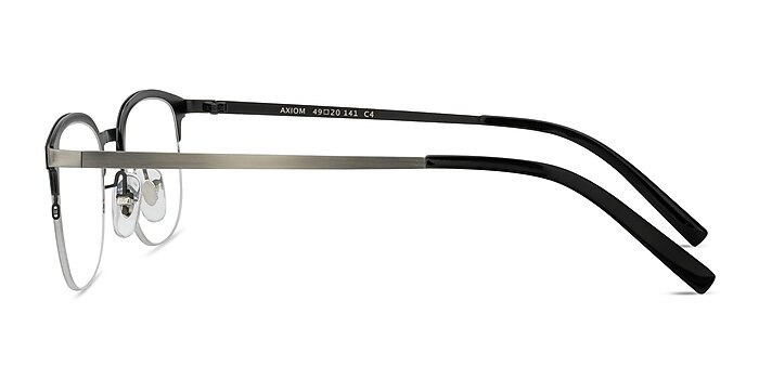 Axiom Black Metal Eyeglass Frames from EyeBuyDirect