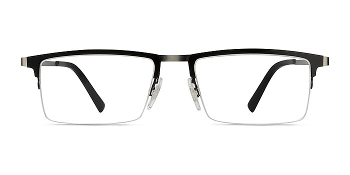 Vector Noir Métal Montures de lunettes de vue d'EyeBuyDirect