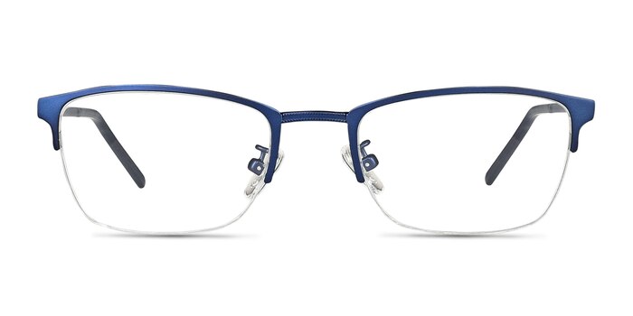 Argil Matte Navy Métal Montures de lunettes de vue d'EyeBuyDirect
