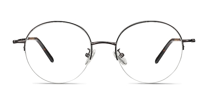 Albee Gunmetal Metal Eyeglass Frames from EyeBuyDirect