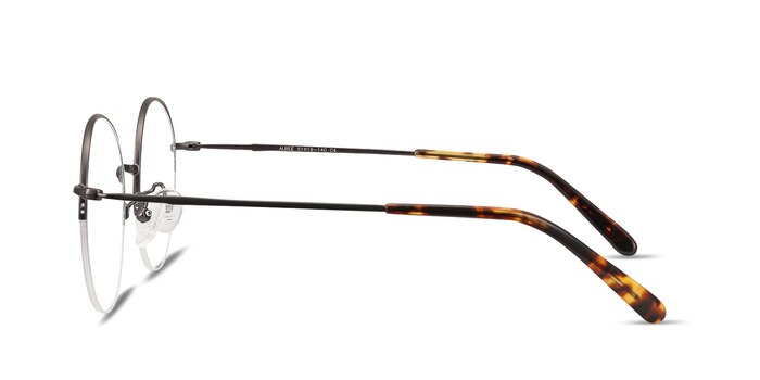 Albee Gunmetal Métal Montures de lunettes de vue d'EyeBuyDirect