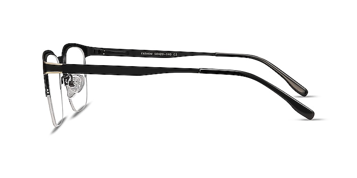 Fathom Bronze Black Métal Montures de lunettes de vue d'EyeBuyDirect