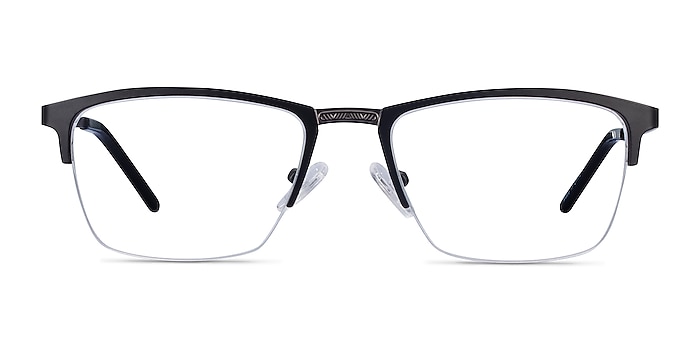 Osmosis Black Metal Eyeglass Frames from EyeBuyDirect