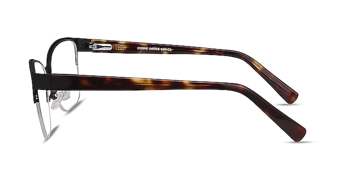 Feline Black Acetate-metal Eyeglass Frames from EyeBuyDirect