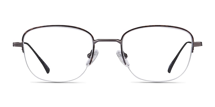 Navigator Tortoise Metal Eyeglass Frames from EyeBuyDirect