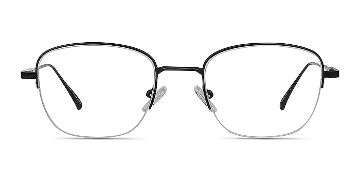Navigator Black Metal Eyeglass Frames from EyeBuyDirect