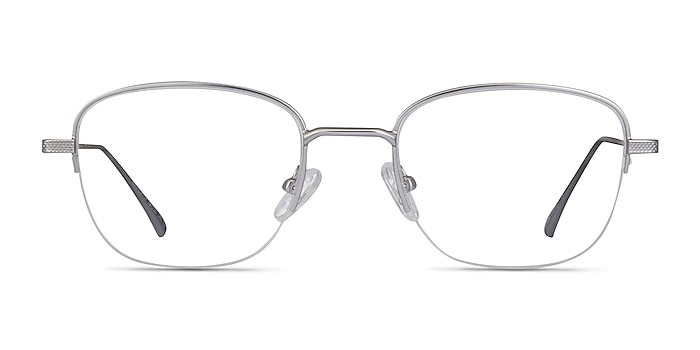 Navigator Argenté Métal Montures de lunettes de vue d'EyeBuyDirect