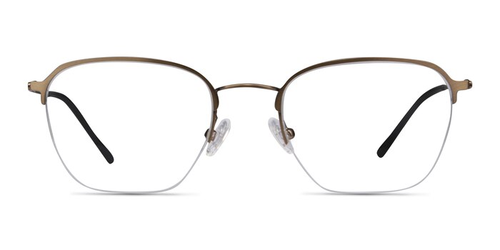 Enya Bronze Metal Eyeglass Frames from EyeBuyDirect