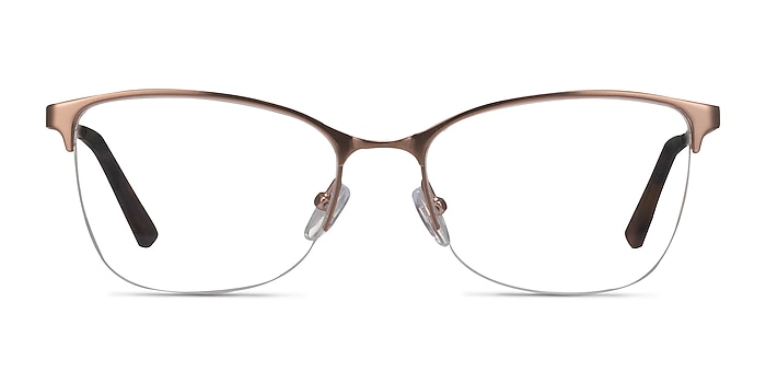 Kira Rose Gold Metal Eyeglass Frames from EyeBuyDirect