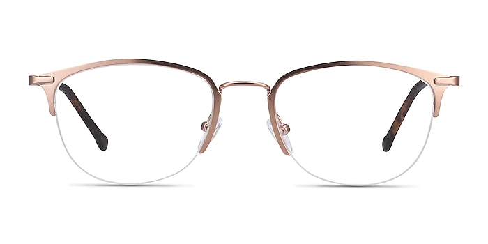 Elise Rose Gold Metal Eyeglass Frames from EyeBuyDirect