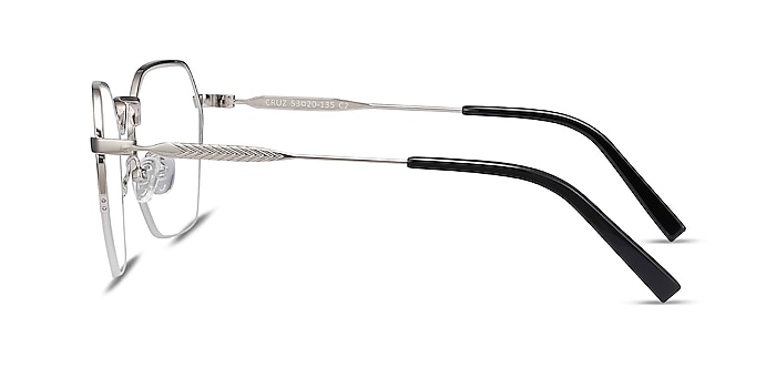 Cruz Argenté Métal Montures de lunettes de vue d'EyeBuyDirect