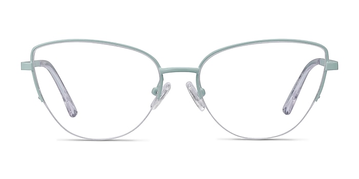 Star Menthe Métal Montures de lunettes de vue d'EyeBuyDirect