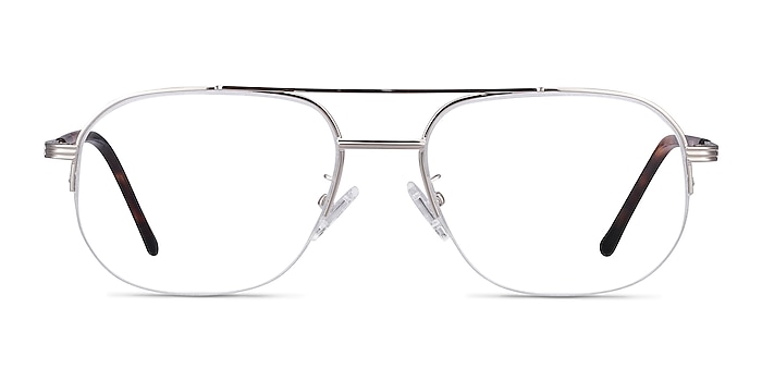 Carlson Argenté Acetate-metal Montures de lunettes de vue d'EyeBuyDirect